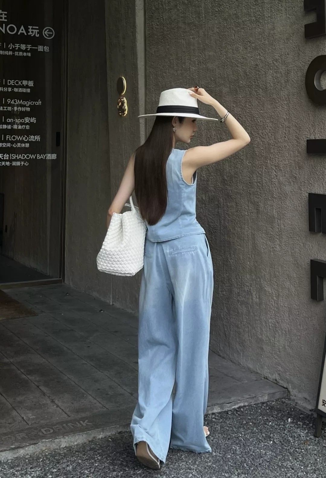 랄프로렌 텐셀 워싱 와이드 데님 팬츠 상세 이미지 15