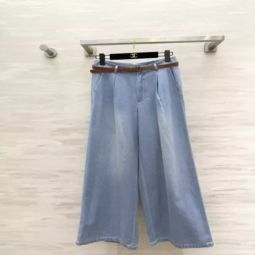 랄프로렌 텐셀 워싱 와이드 데님 팬츠