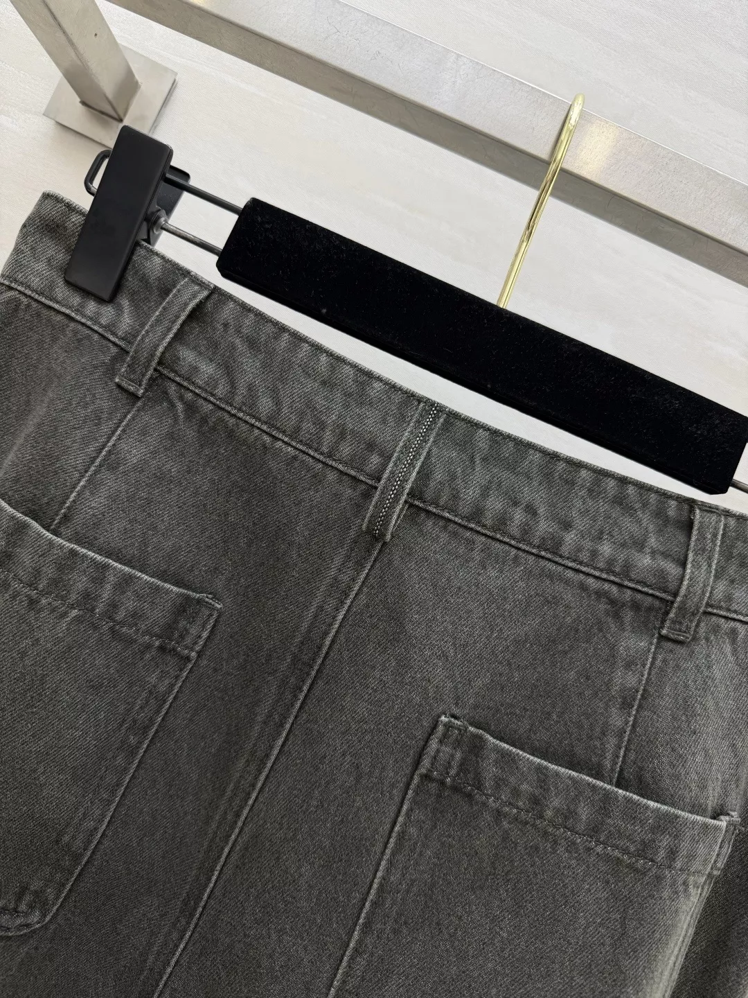 브루넬로쿠치넬리 워싱 와이드 데님 팬츠 상세 이미지 6