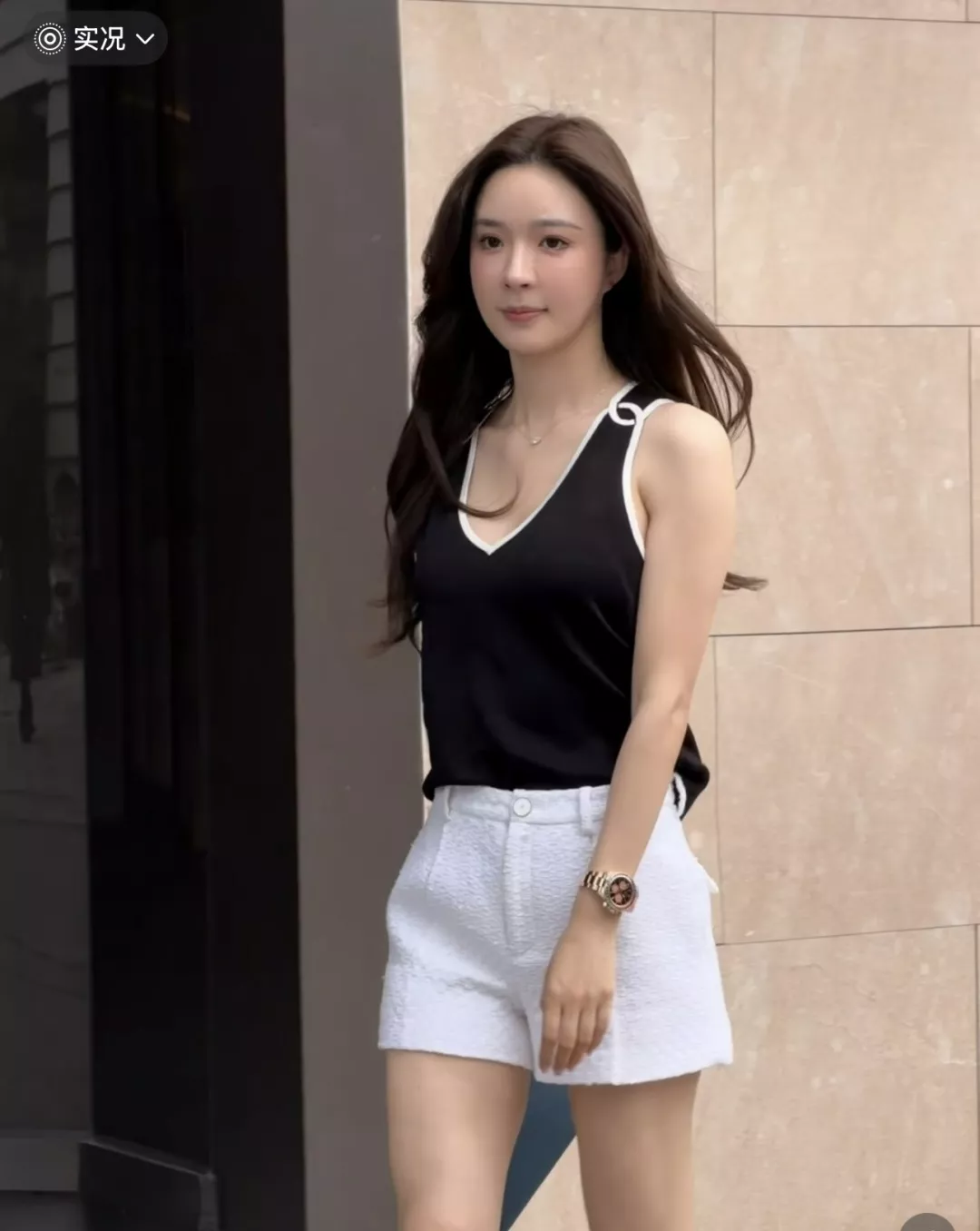 샤넬 트위드 하이웨이스트 미니 하프 팬츠 상세 이미지 18