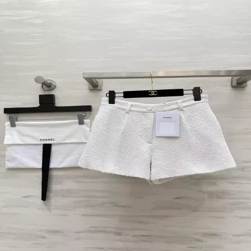 샤넬 트위드 하이웨이스트 미니 하프 팬츠