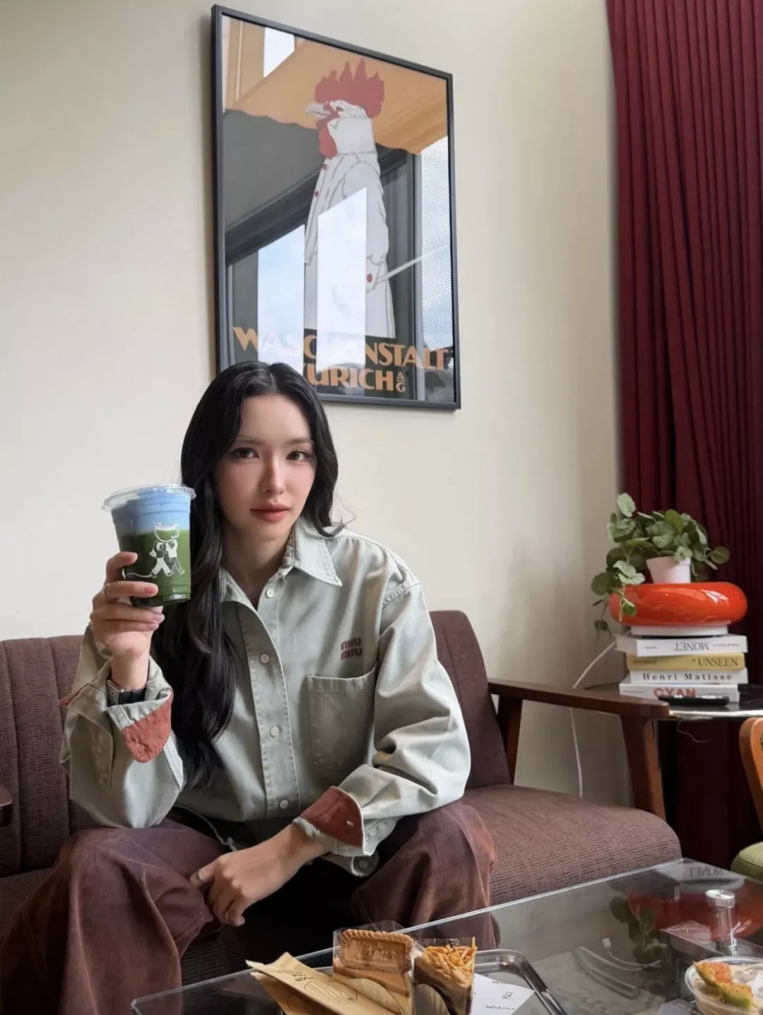미우미우 빈티지 워싱 루즈핏 긴소매 셔츠 상세 이미지 14