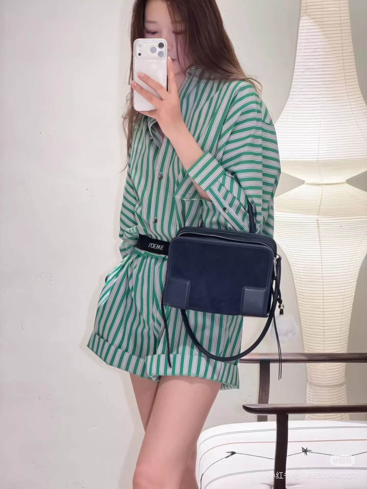로에베 스트라이프 밴딩 쇼트 팬츠 상세 이미지 20