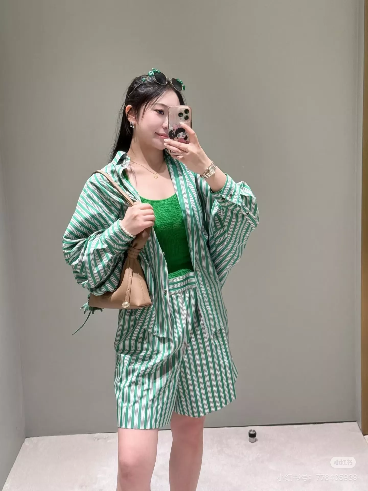 로에베 스트라이프 밴딩 쇼트 팬츠 상세 이미지 1