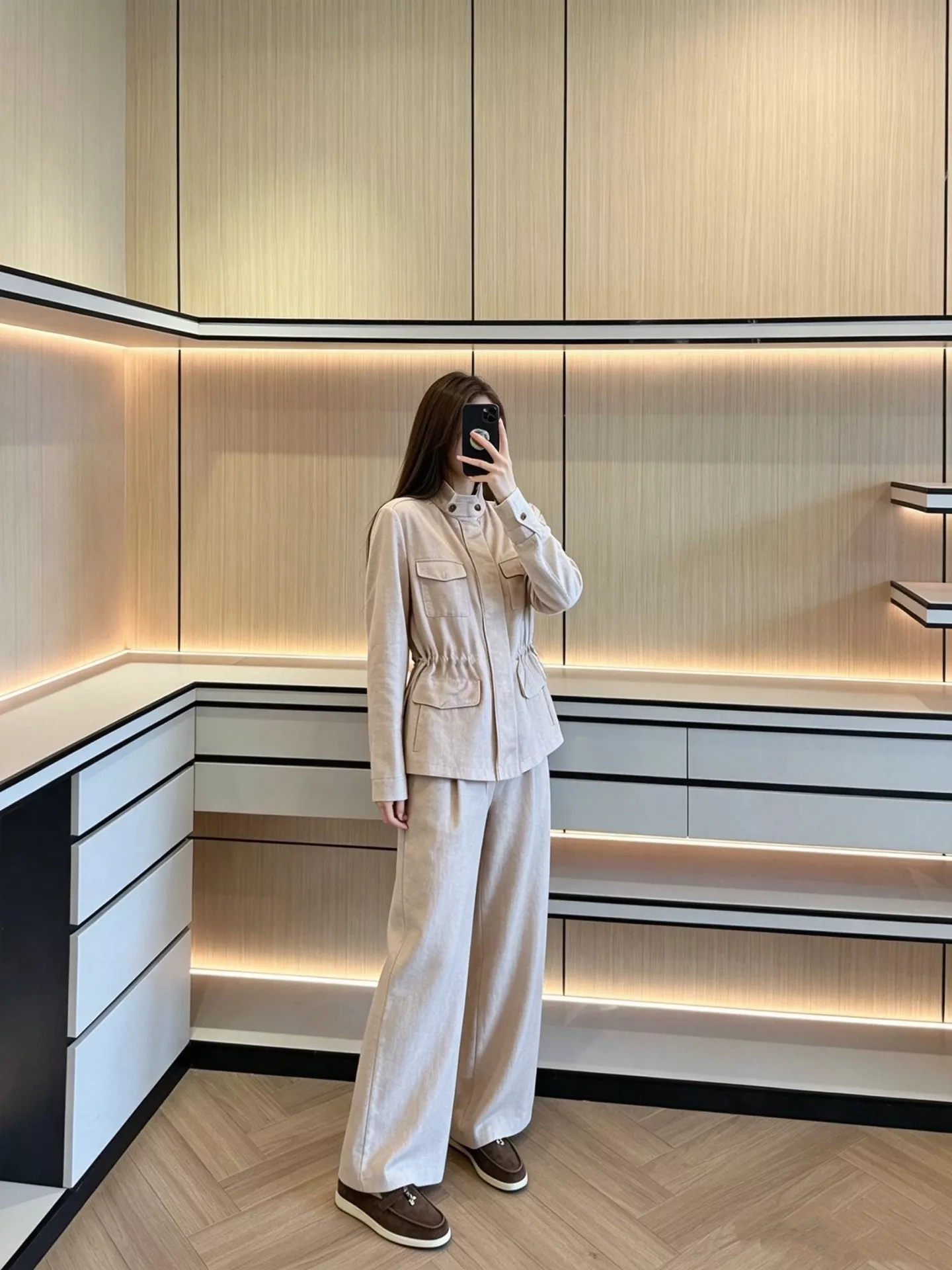 브루넬로쿠치넬리 린넨 혼방 스트레이트 와이드 팬츠 상세 이미지 62
