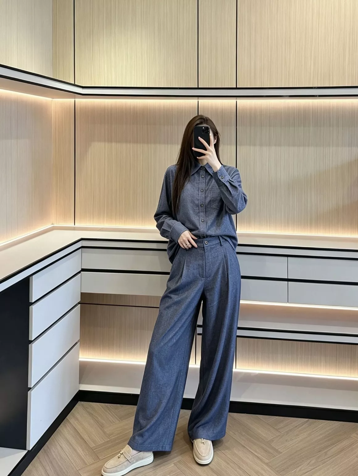 브루넬로쿠치넬리 포켓 디테일 린넨 블렌드 긴소매 셔츠 상세 이미지 43