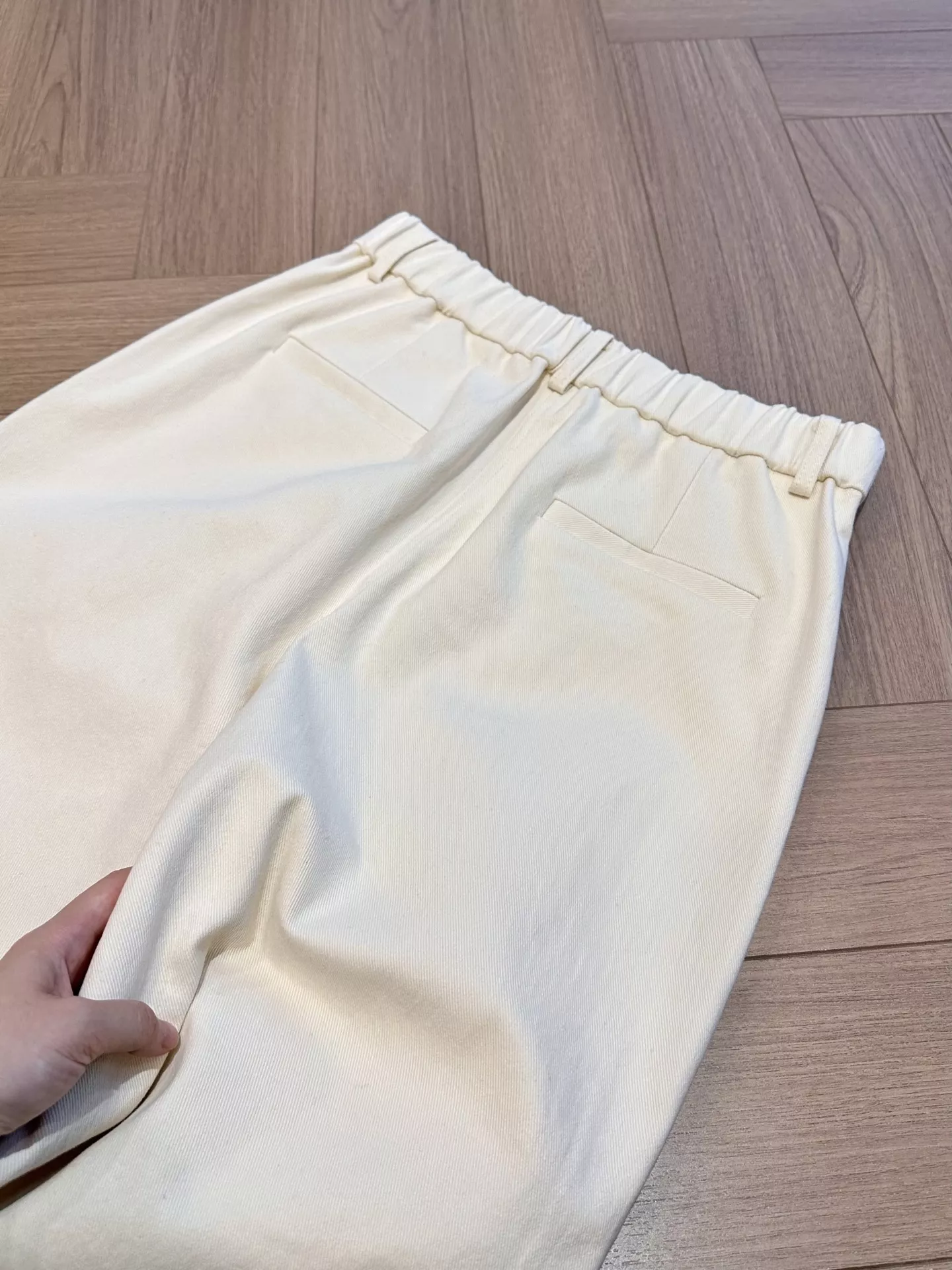 노브랜드 비즈 장식 스트레이트 와이드 팬츠 상세 이미지 34
