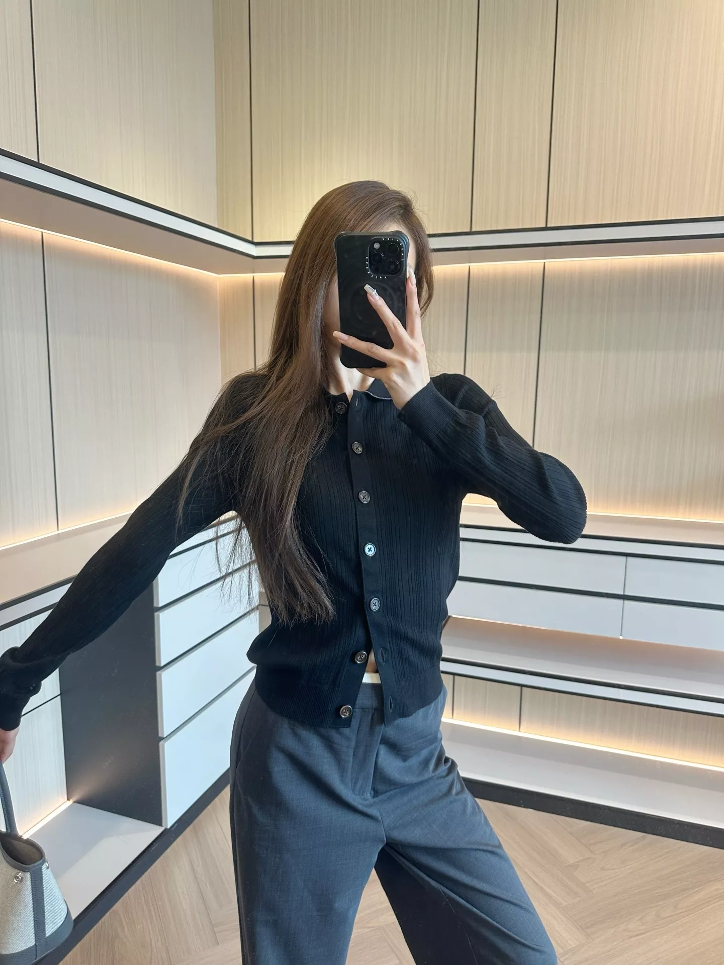 브루넬로쿠치넬리 메리노울 골지 폴로 니트 가디건 상세 이미지 99