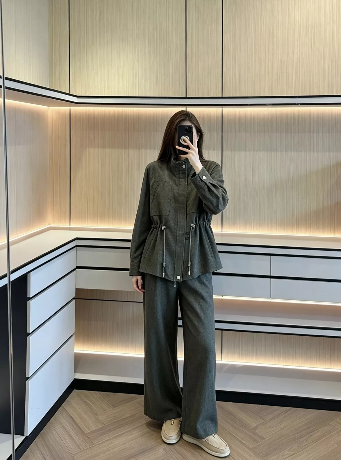 로로피아나 린넨 스트레이트 와이드 팬츠 상세 이미지 42