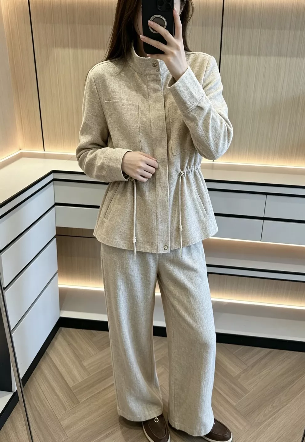 로로피아나 린넨 스트레이트 와이드 팬츠 상세 이미지 39