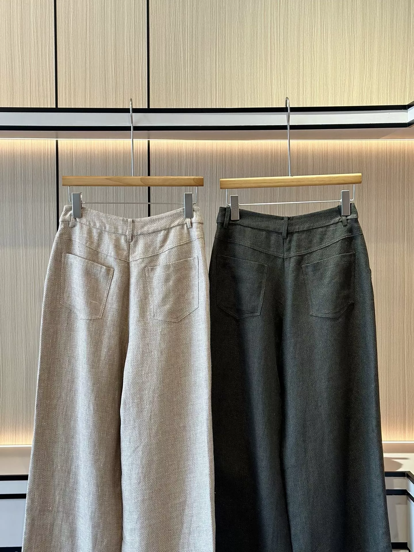 로로피아나 린넨 스트레이트 와이드 팬츠 상세 이미지 7