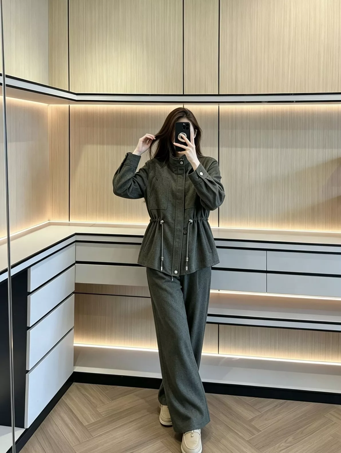 로로피아나 린넨 스트레이트 와이드 팬츠 상세 이미지 45