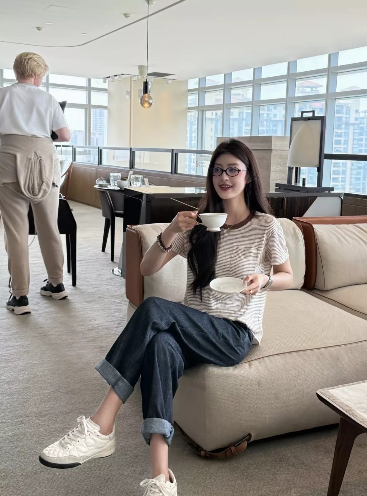 브루넬로쿠치넬리 스트레이트 핏 드로스트링 데님 팬츠 상세 이미지 70
