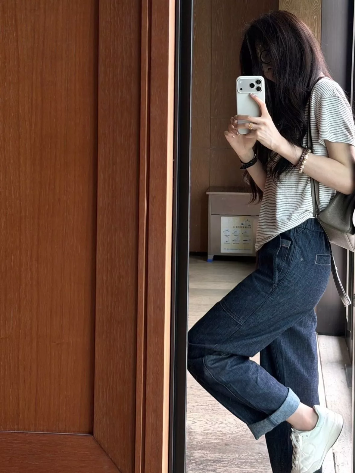 브루넬로쿠치넬리 스트레이트 핏 드로스트링 데님 팬츠 상세 이미지 14