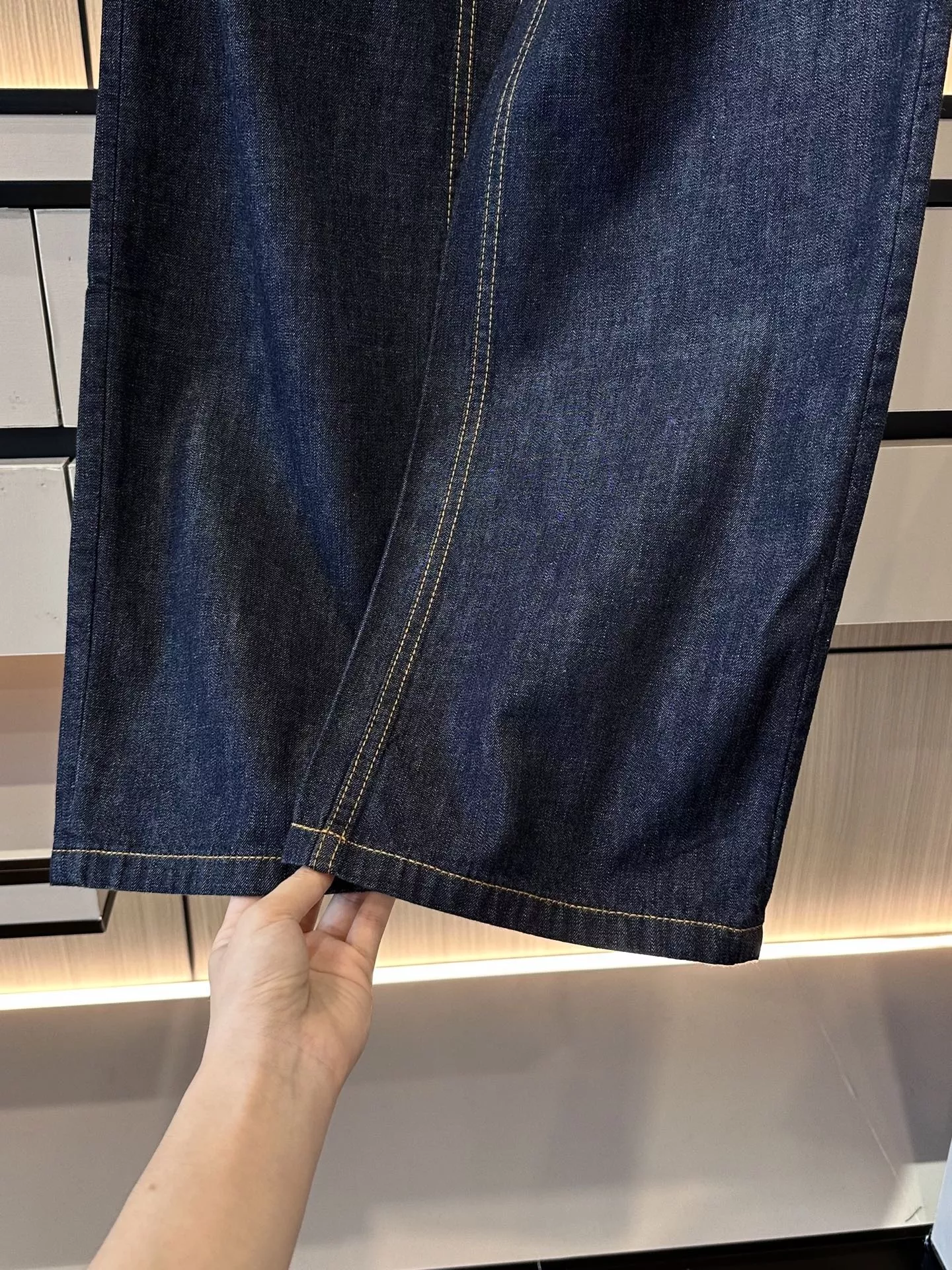 발렌시아가 이탈리아 원단 스트레이트 데님 팬츠 상세 이미지 7