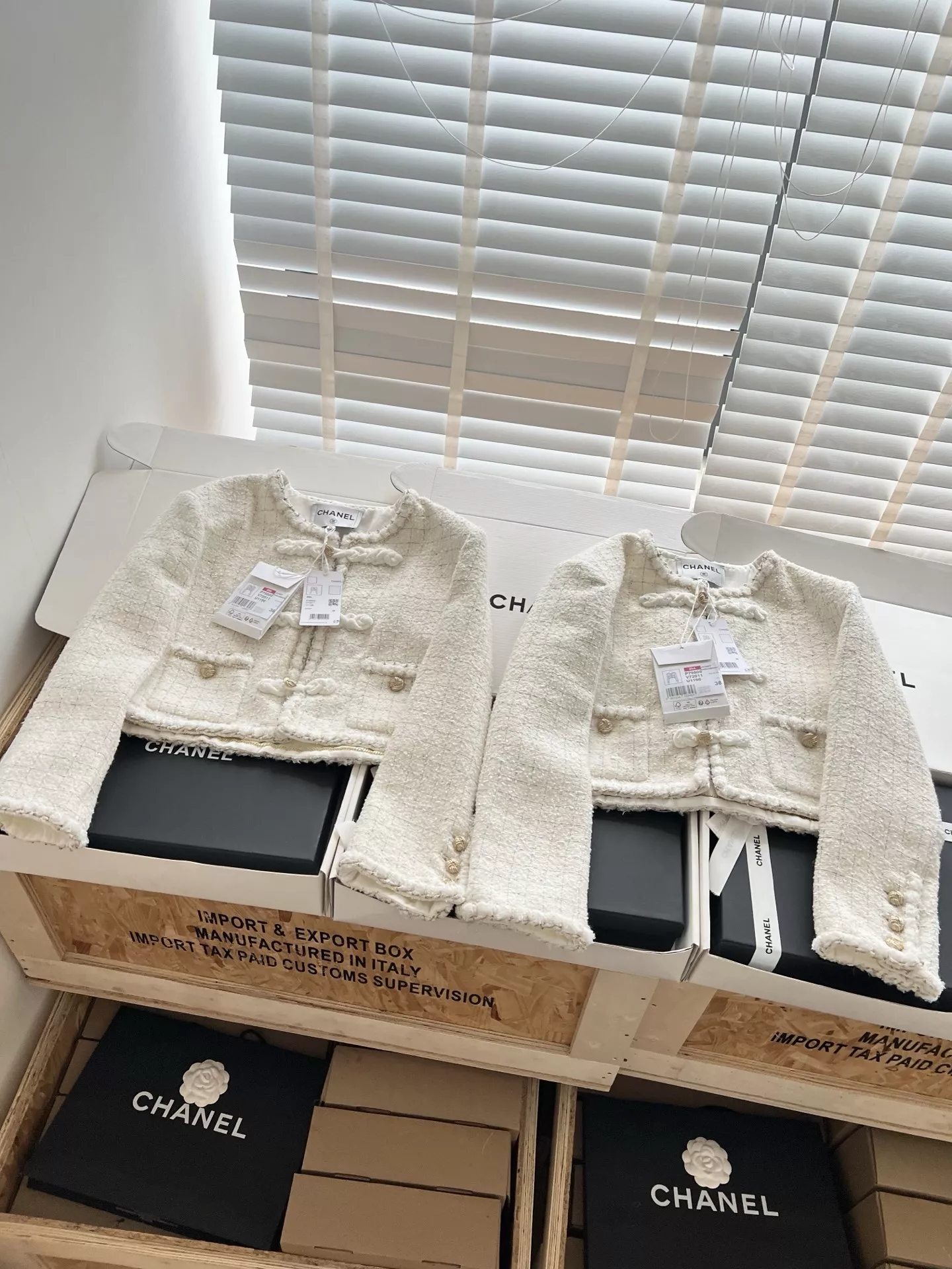 샤넬 메리노 울 크롭 트위드 재킷 상세 이미지 59
