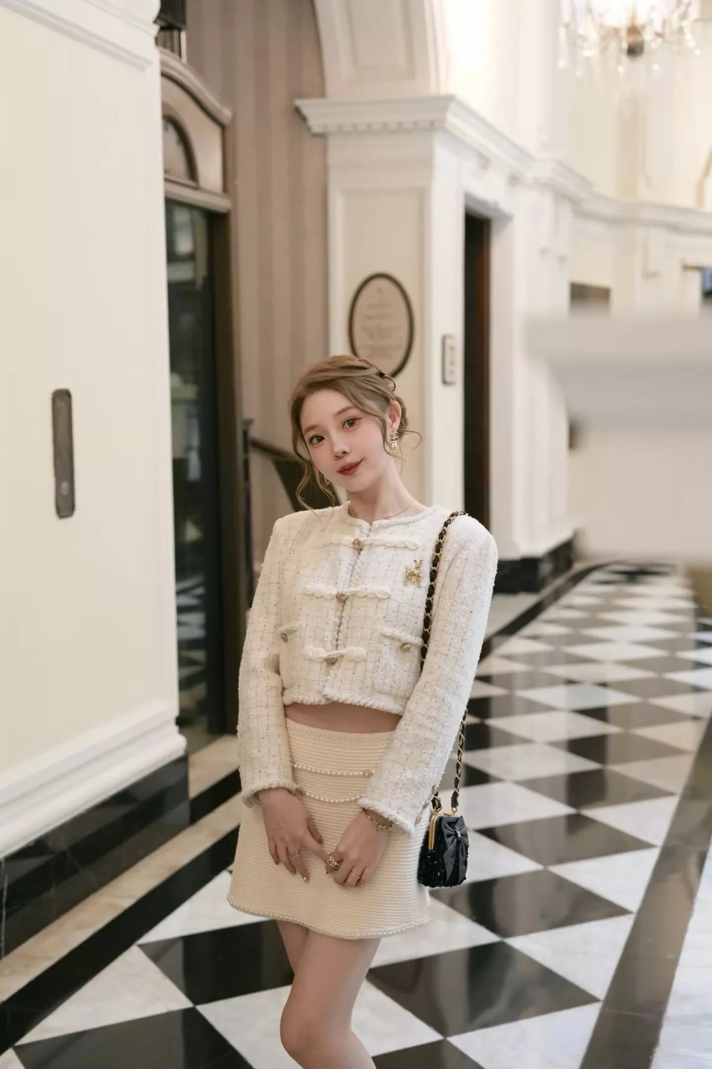 샤넬 메리노 울 크롭 트위드 재킷 상세 이미지 63