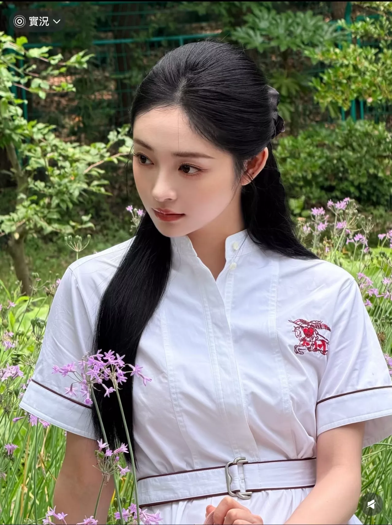 버버리 자수 디테일 벨트 카라 원피스 상세 이미지 28