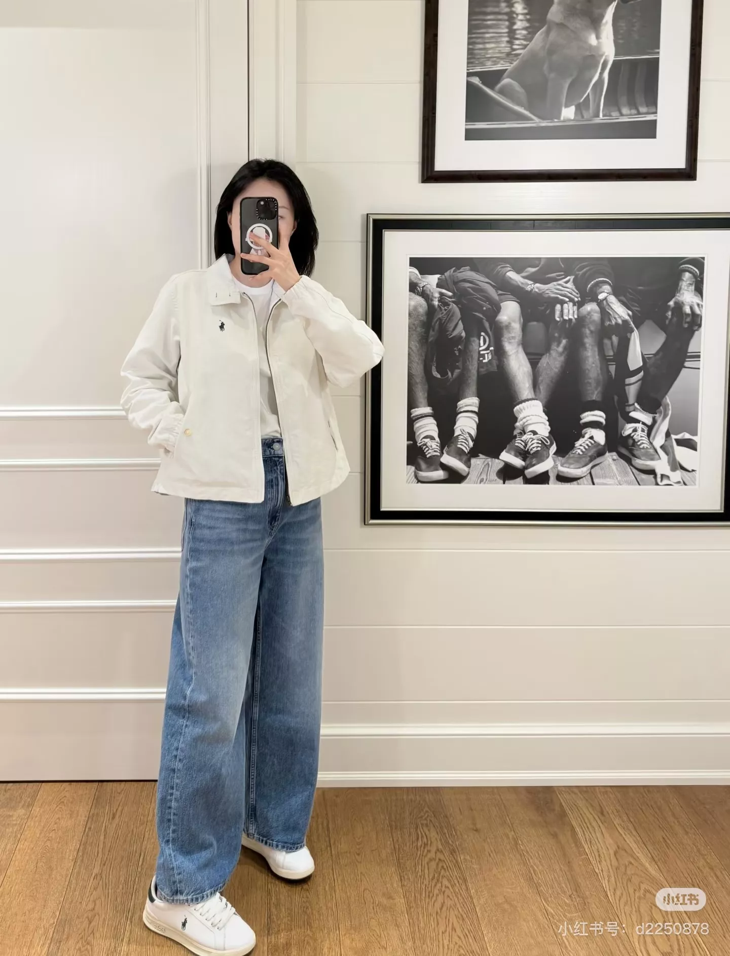 랄프로렌 솔리드 코튼 블렌드 집업 재킷 상세 이미지 18