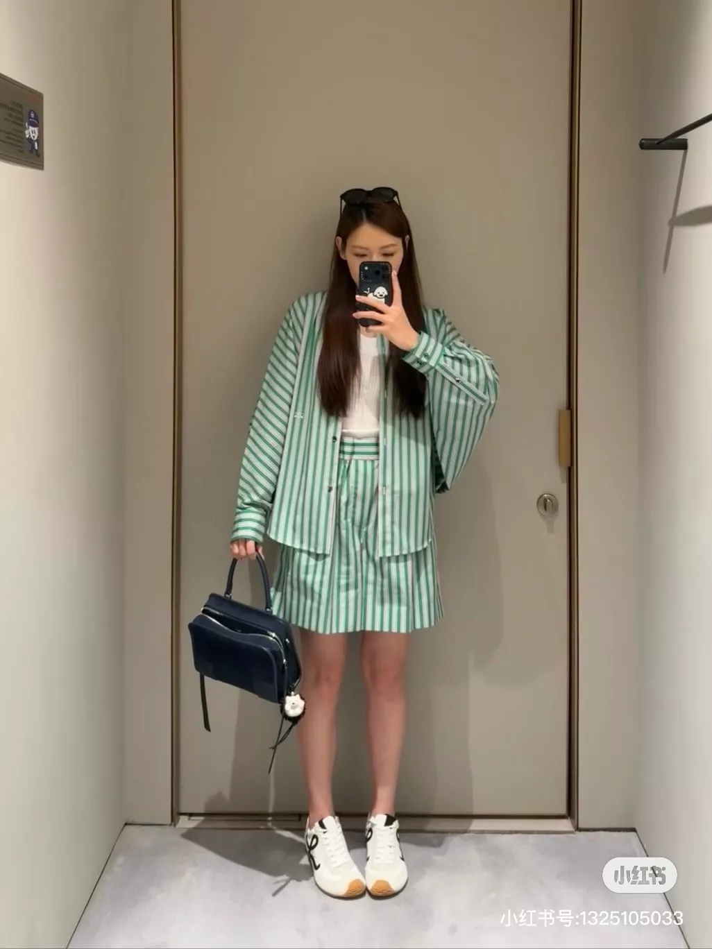 로에베 자수 레터링 스트라이프 오버핏 긴소매 셔츠 상세 이미지 13