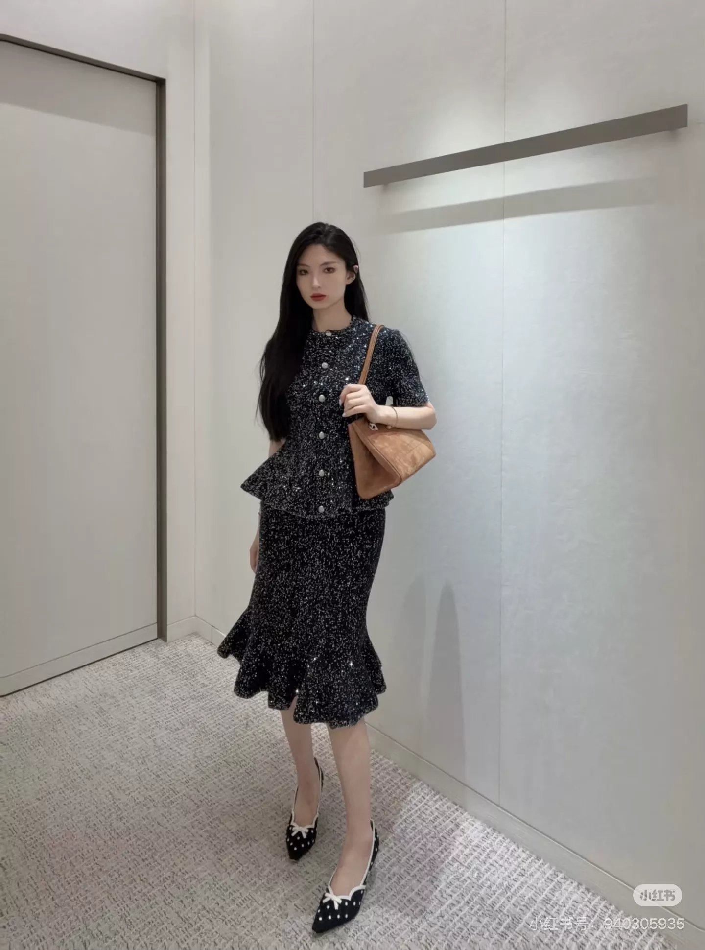 디올 트위드 플레어 머메이드 스커트 상세 이미지 24
