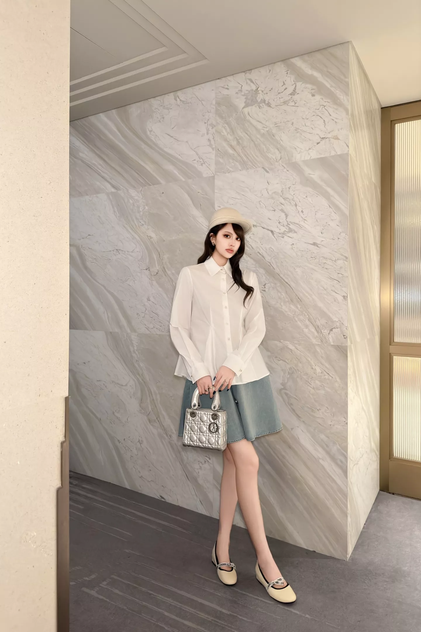 디올 핀턱 슬림핏 긴소매 셔츠 상세 이미지 38