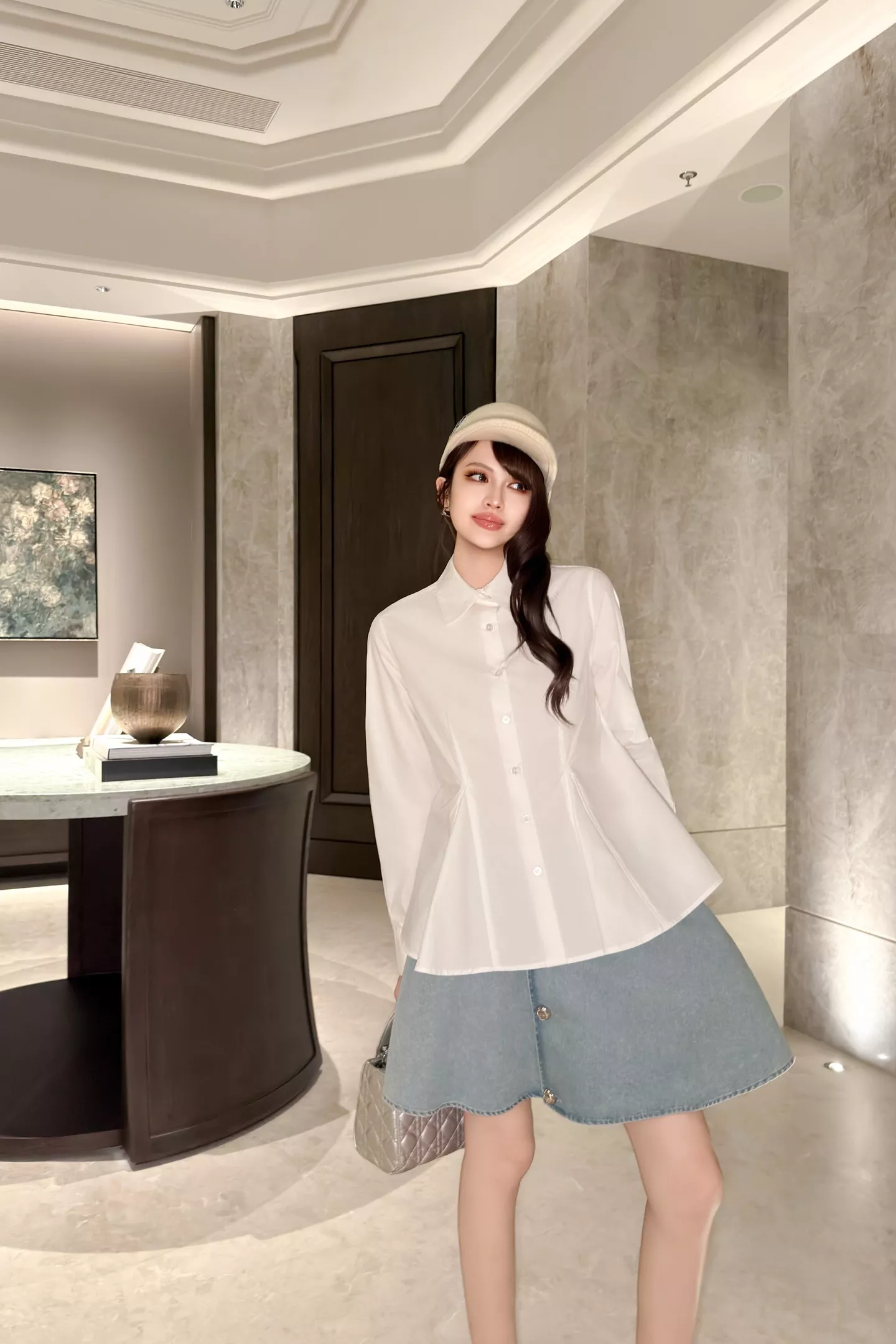 디올 핀턱 슬림핏 긴소매 셔츠 상세 이미지 47