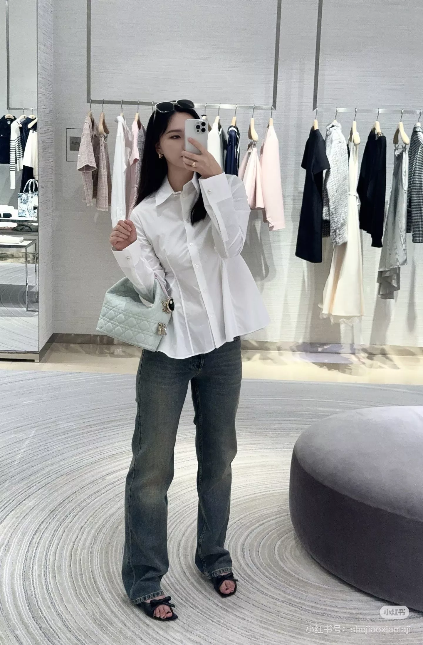 디올 핀턱 슬림핏 긴소매 셔츠 상세 이미지 33