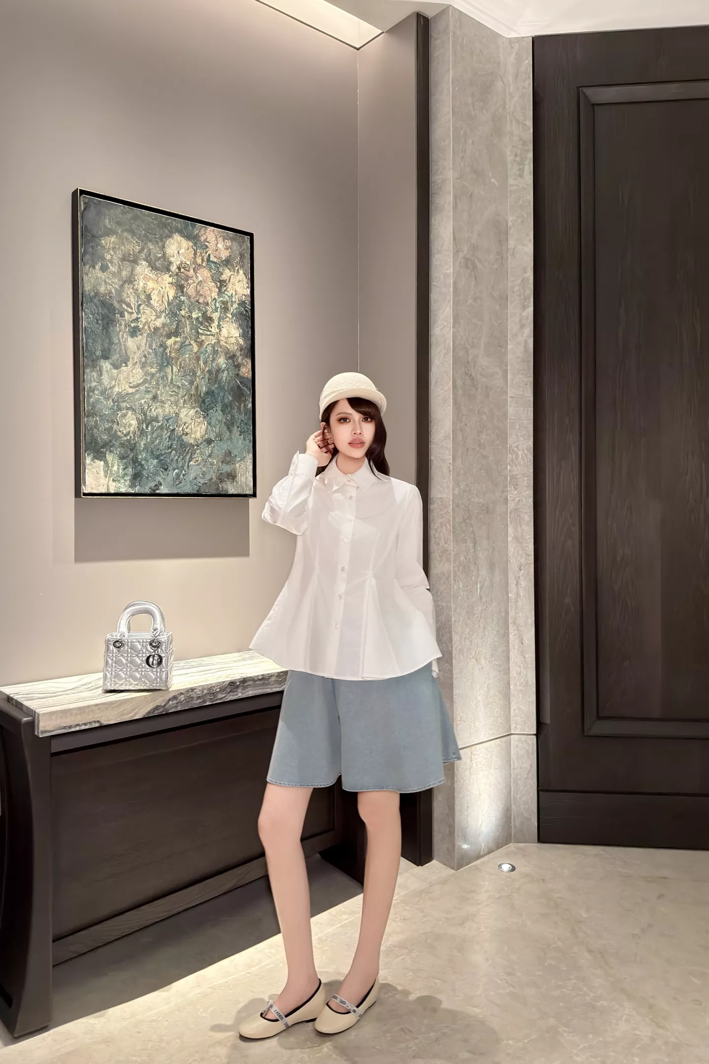 디올 핀턱 슬림핏 긴소매 셔츠 상세 이미지 44