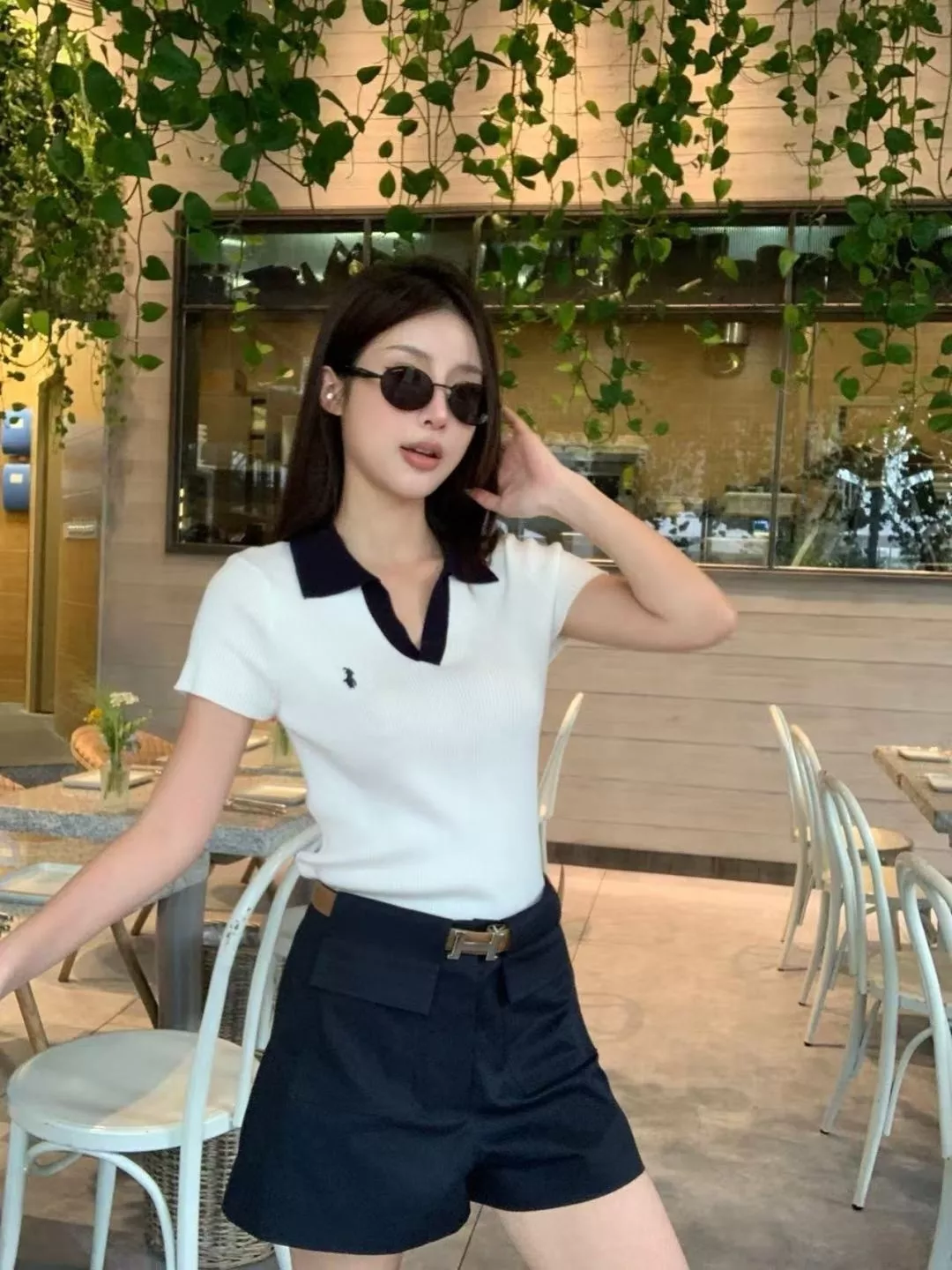 에르메스 공장식 하이웨이스트 에이라인 쇼트 팬츠 상세 이미지 15