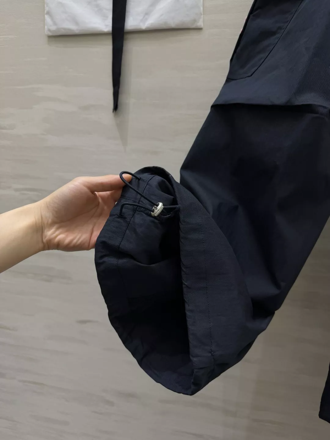 샤넬 밴딩 스트링 와이드 카고 팬츠 상세 이미지 15