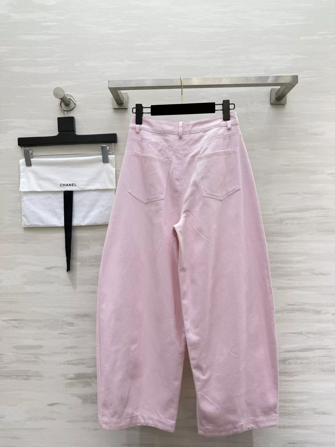 샤넬 레터 자수 와이드 팬츠 상세 이미지 18