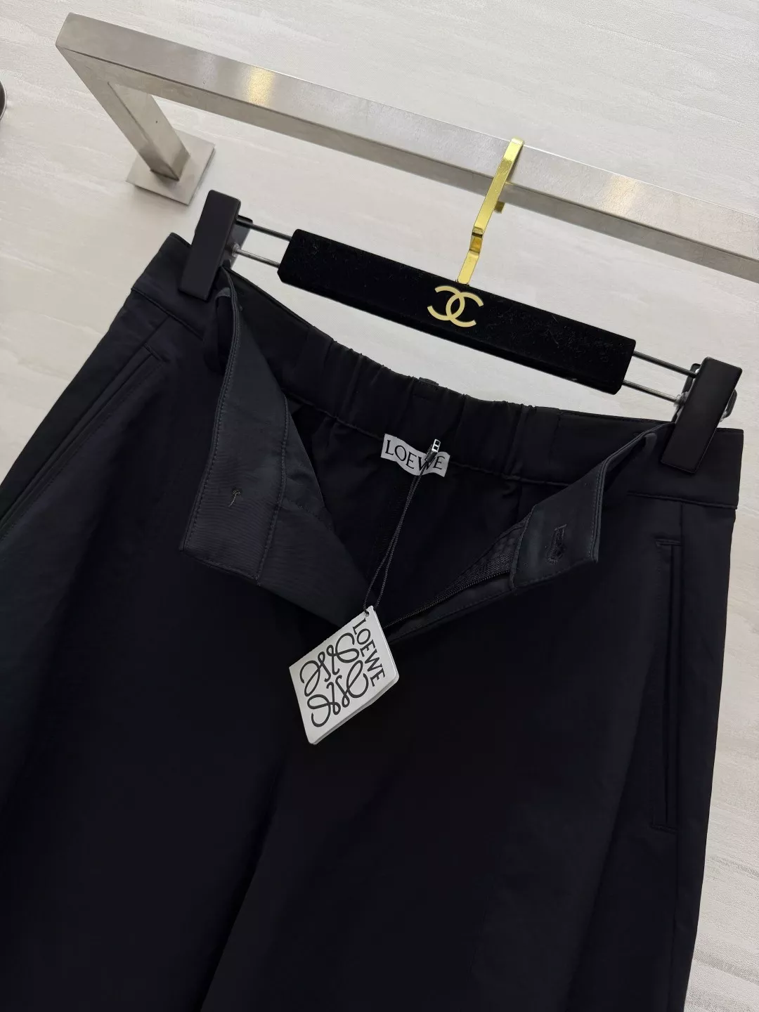 로에베 삼색 와이드 핏 팬츠 상세 이미지 29