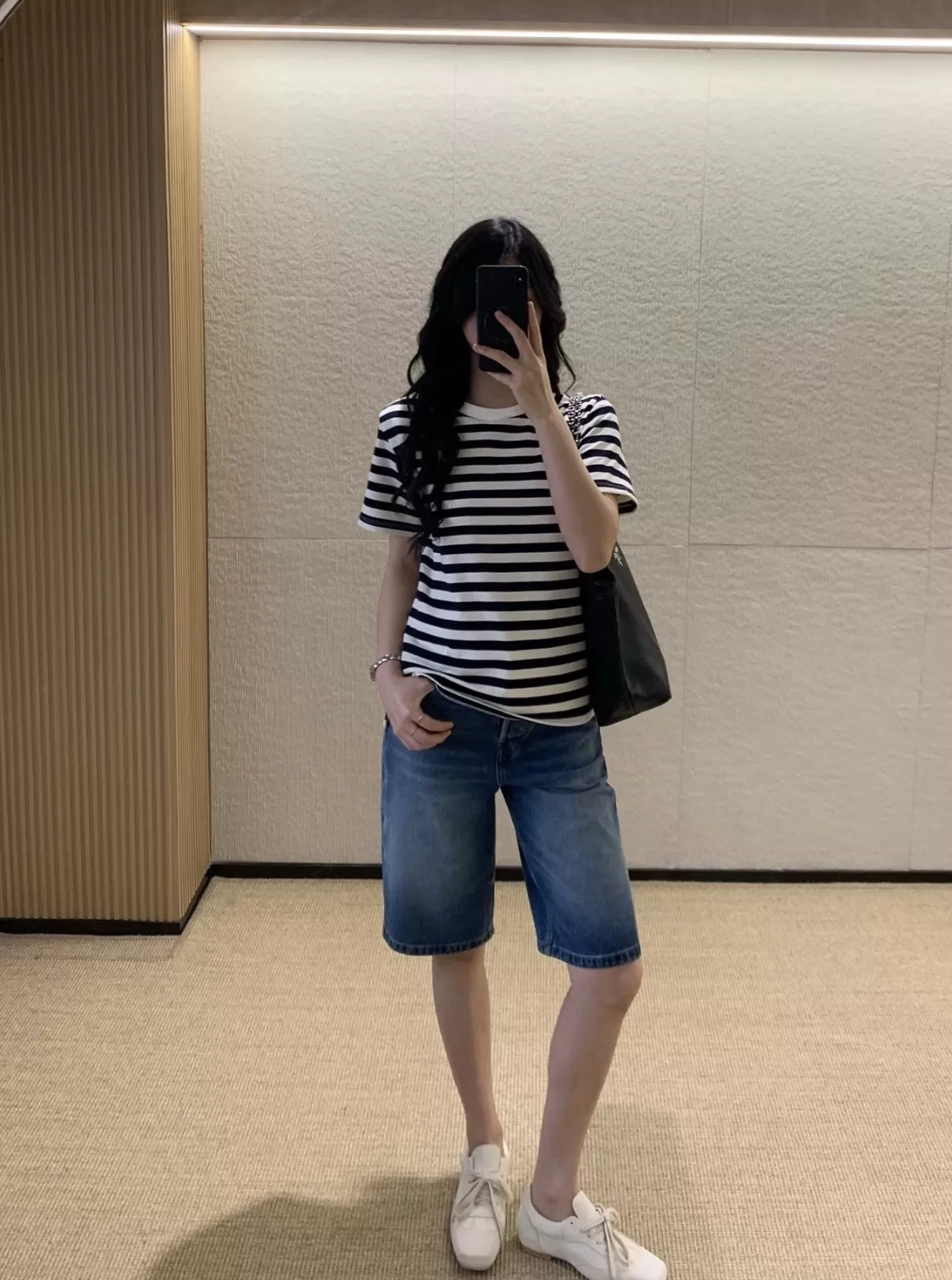 로로피아나 항해 시리즈 스트라이프 반소매 티셔츠 상세 이미지 74