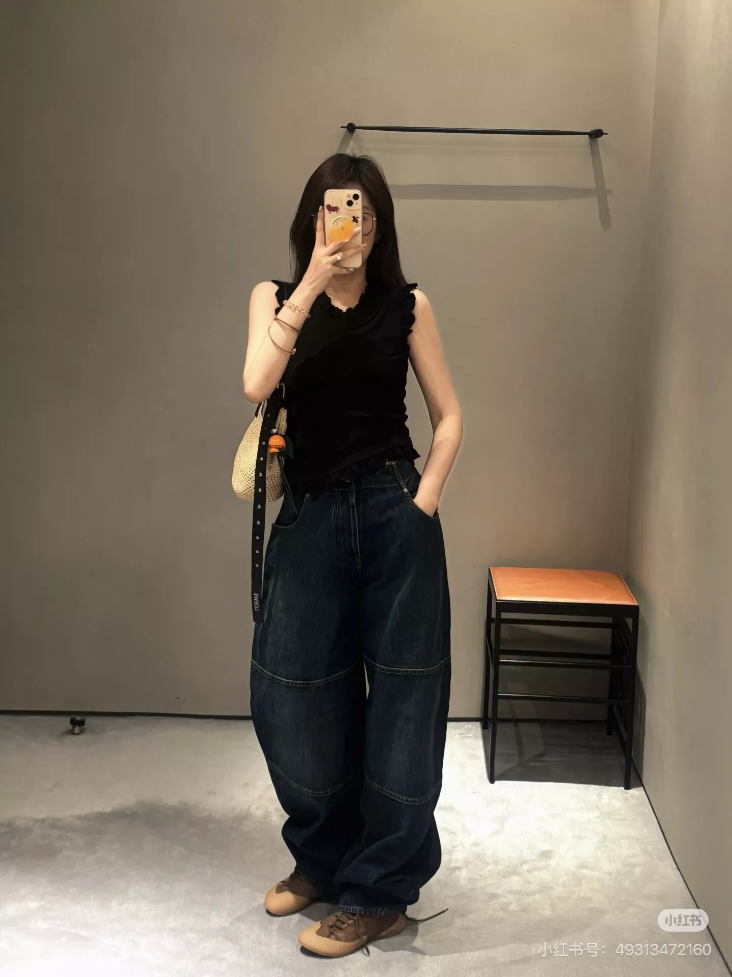 로에베 해체 절개 워싱 배기 데님 팬츠 상세 이미지 16