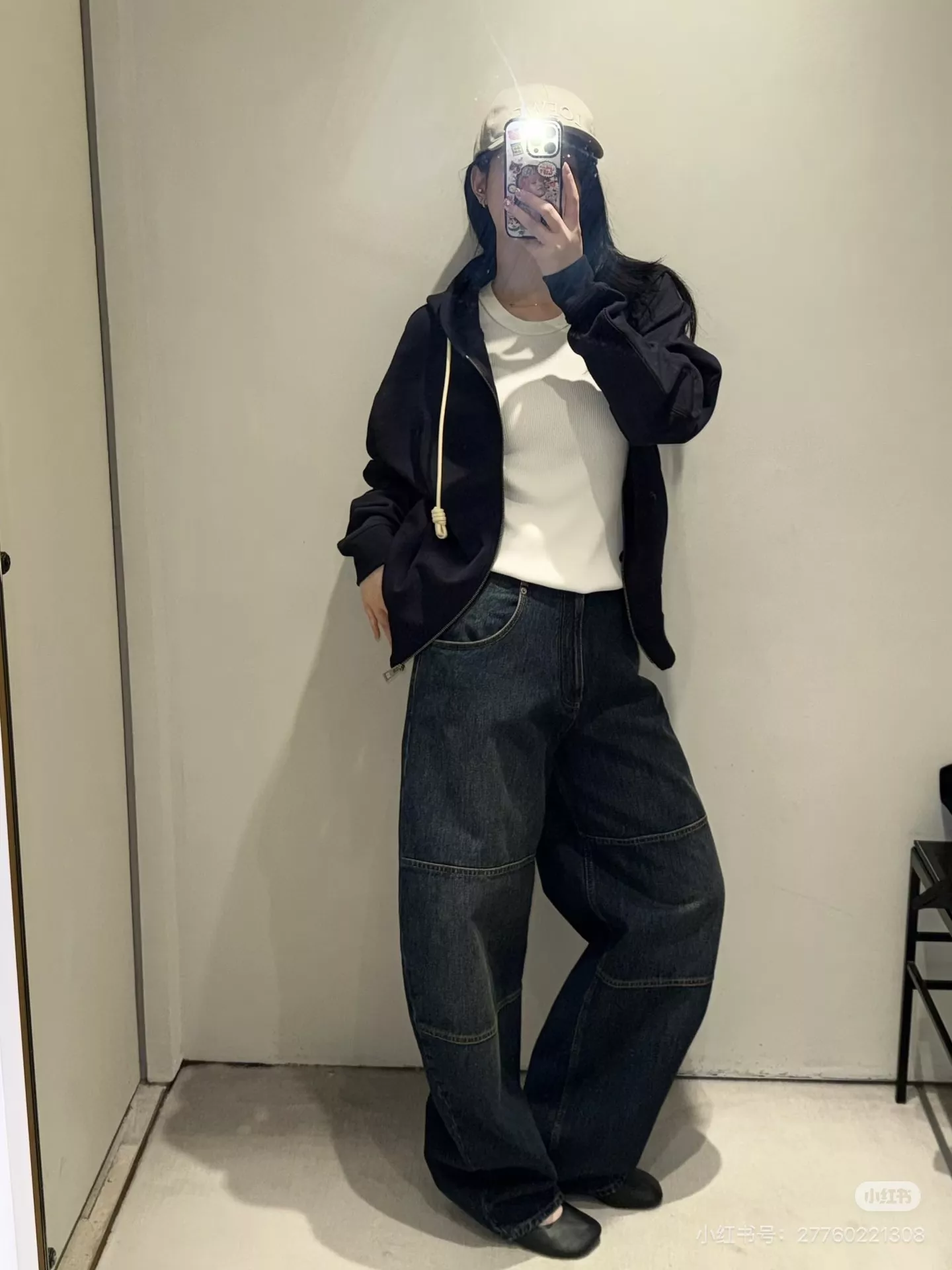 로에베 해체 절개 워싱 배기 데님 팬츠 상세 이미지 11