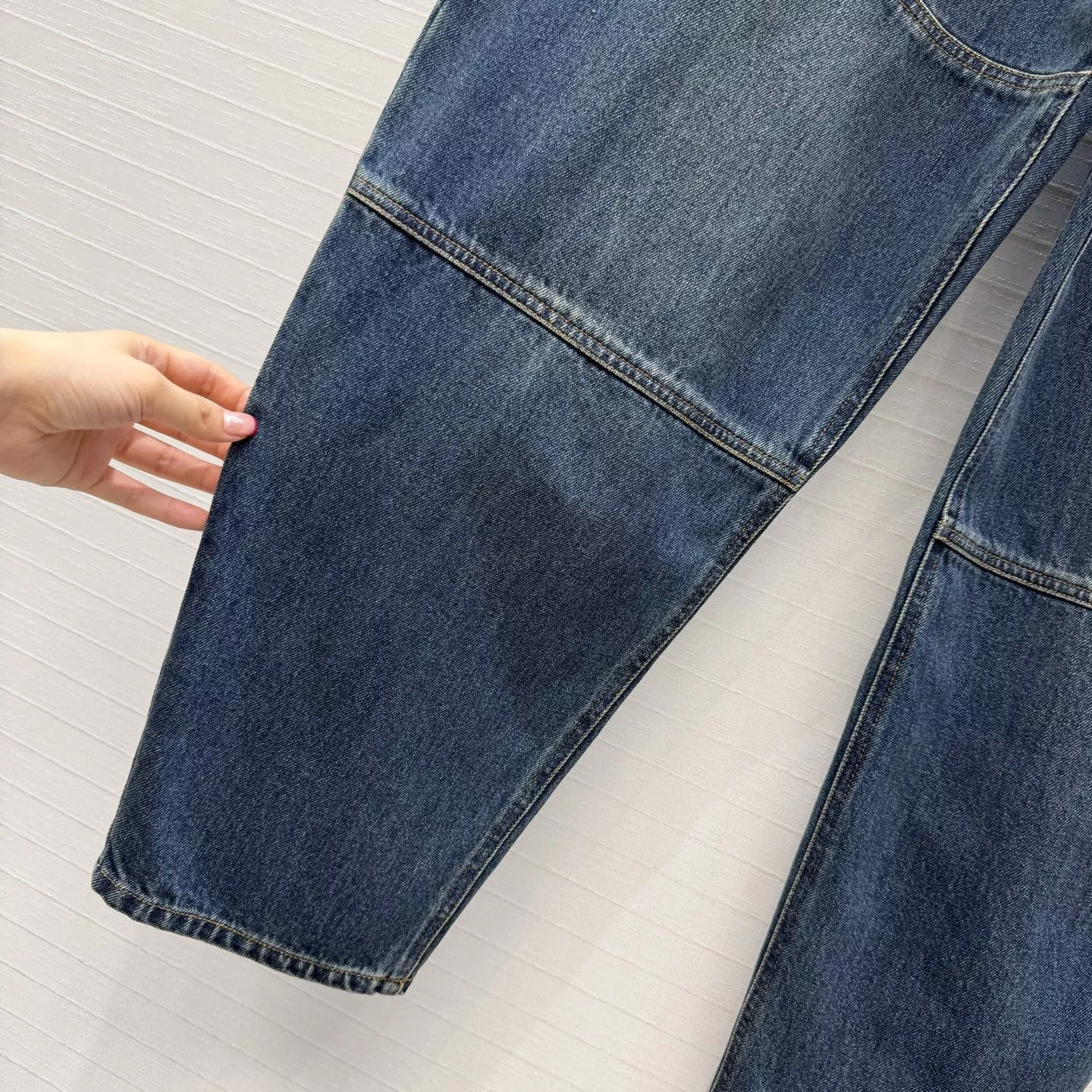 로에베 해체 절개 워싱 배기 데님 팬츠 상세 이미지 6