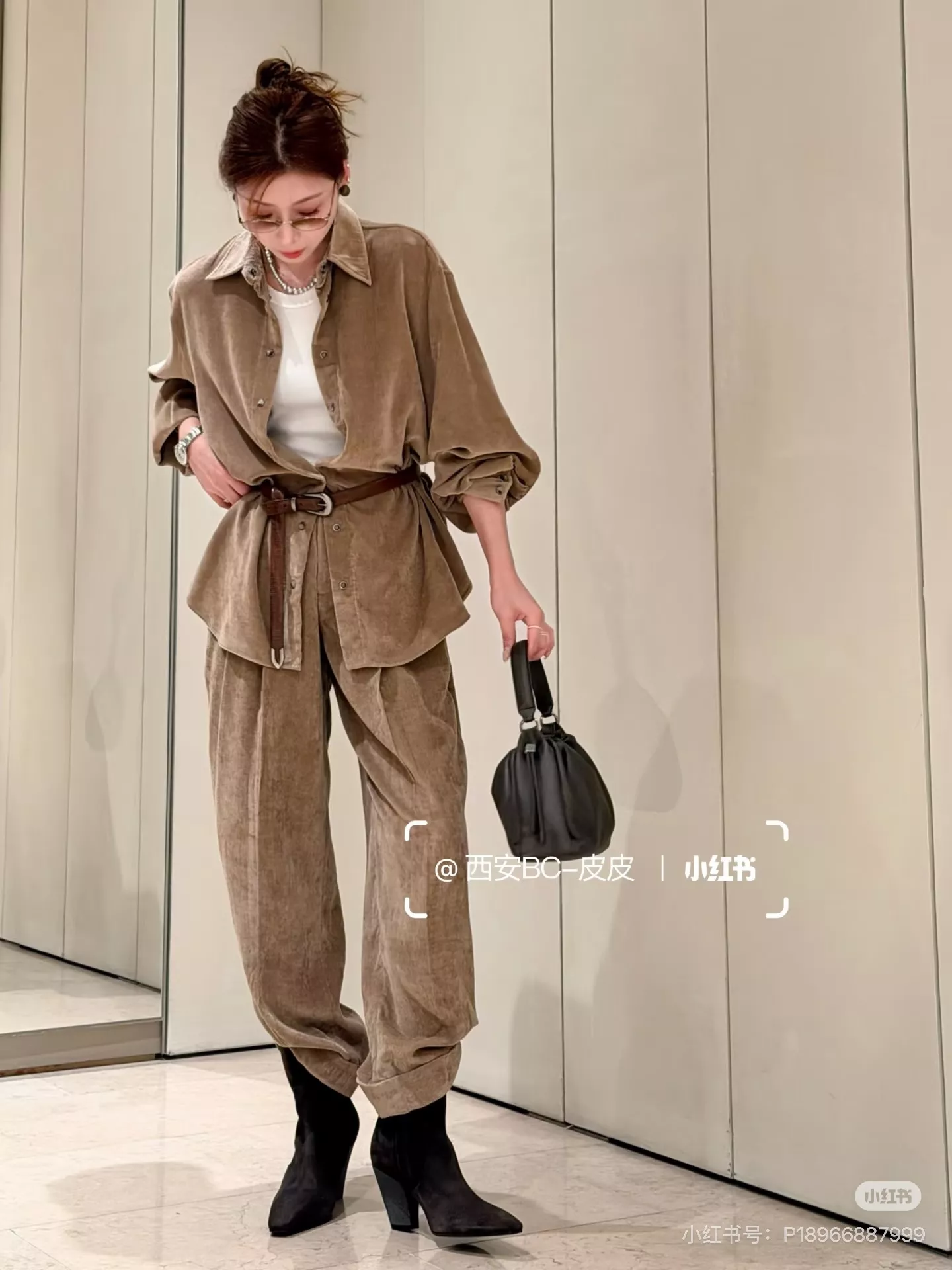 브루넬로쿠치넬리 코듀로이 테이퍼드 롤업 슬랙스 팬츠 상세 이미지 23