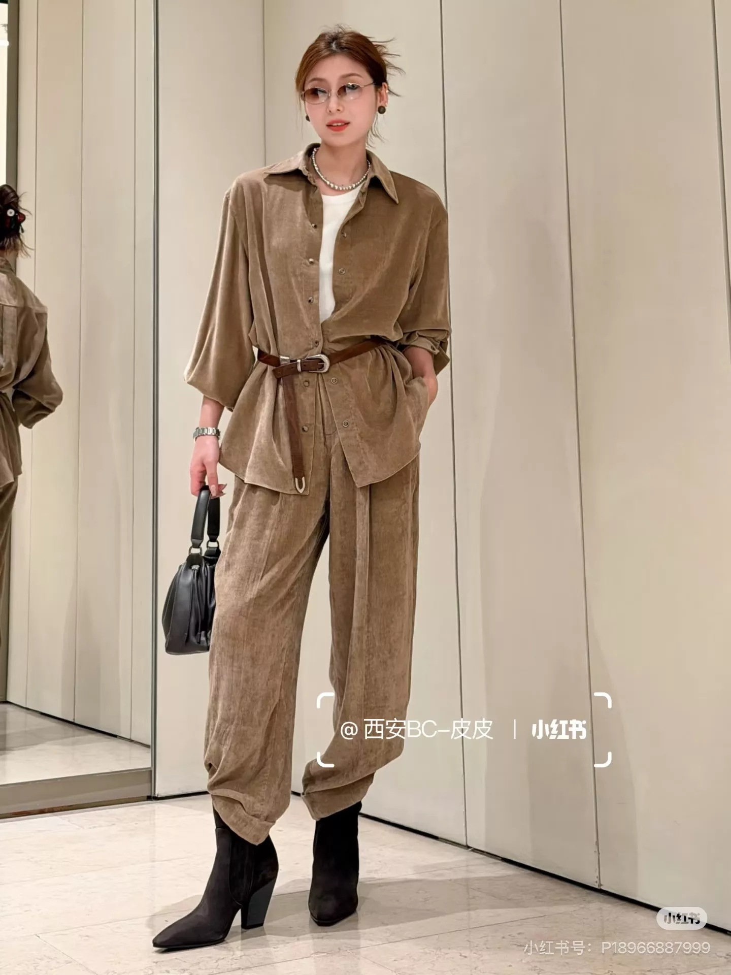 브루넬로쿠치넬리 코듀로이 테이퍼드 롤업 슬랙스 팬츠 상세 이미지 24