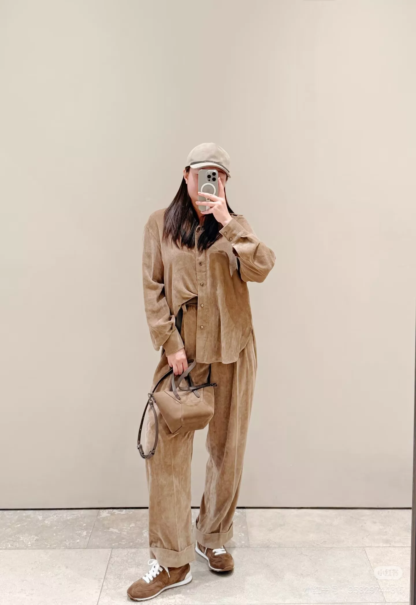 브루넬로쿠치넬리 코듀로이 테이퍼드 롤업 슬랙스 팬츠 상세 이미지 18