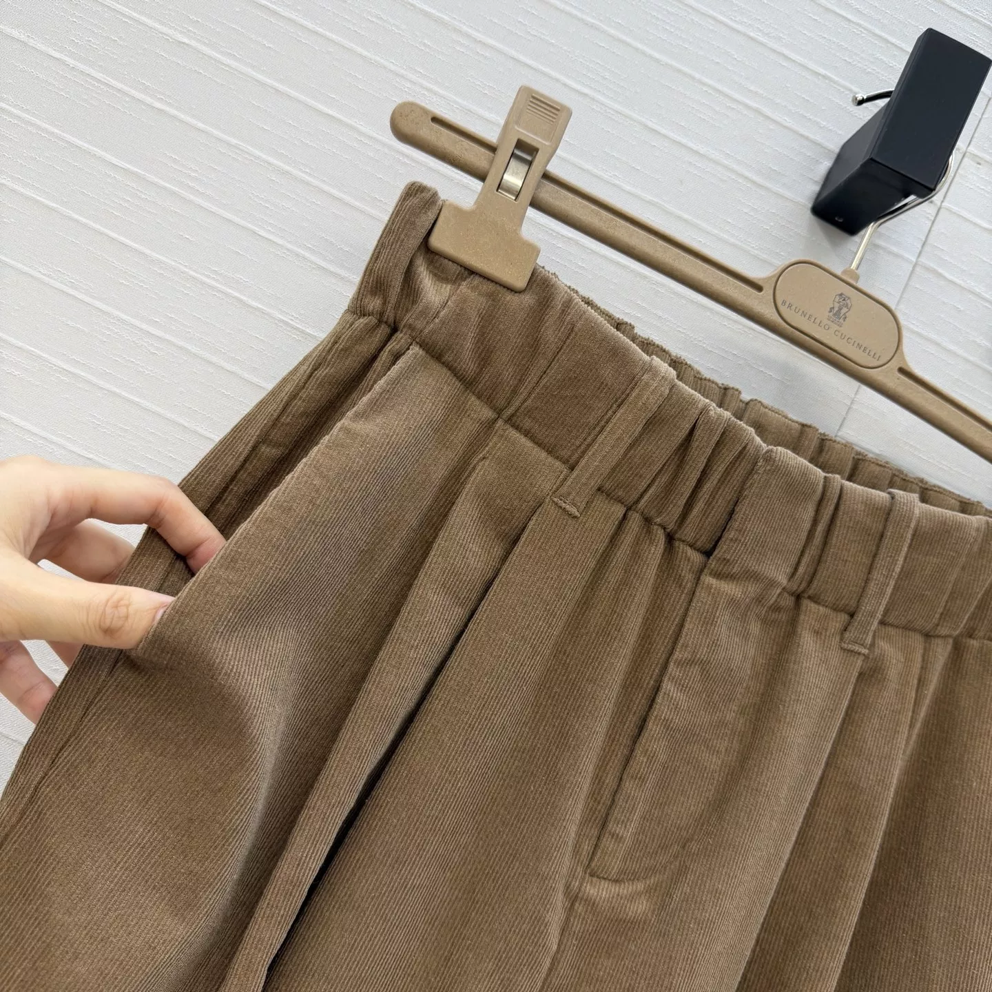브루넬로쿠치넬리 코듀로이 테이퍼드 롤업 슬랙스 팬츠 상세 이미지 3