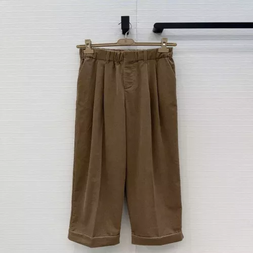 브루넬로쿠치넬리 코듀로이 테이퍼드 롤업 슬랙스 팬츠