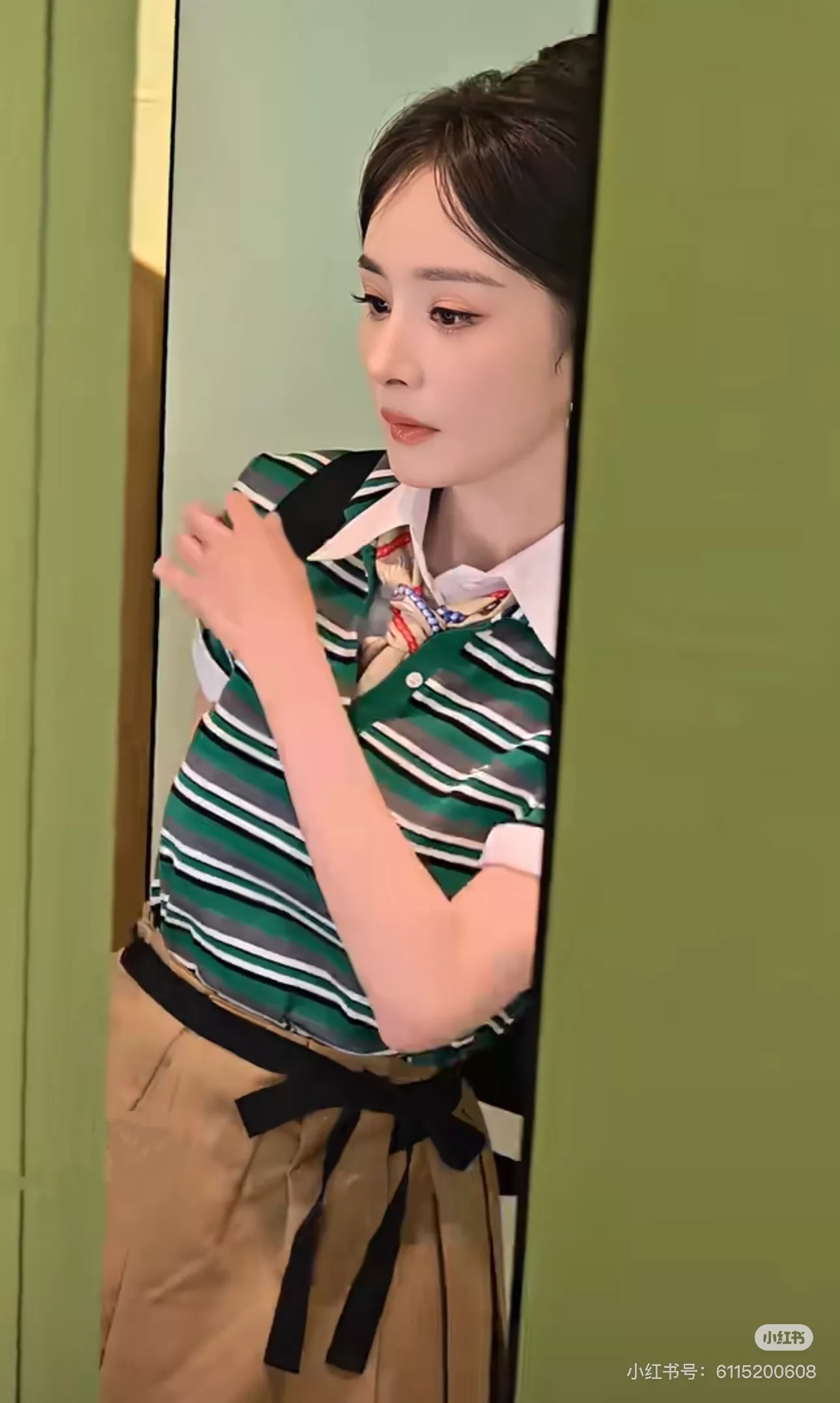 프라다 플리츠 랩 스타일 하이웨이스트 스커트 상세 이미지 25