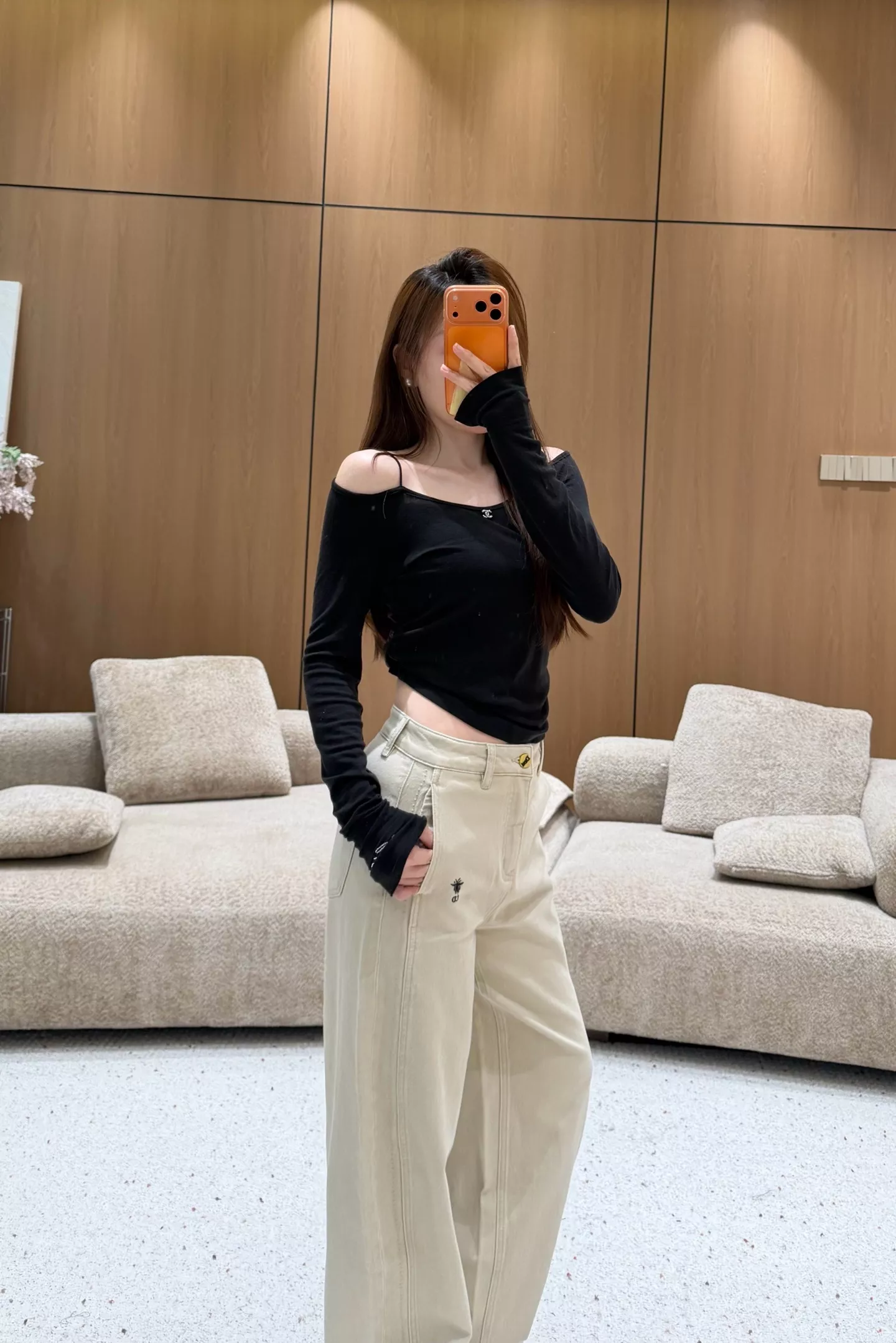 디올 벌룬 핏 자수 캐주얼 팬츠 상세 이미지 29