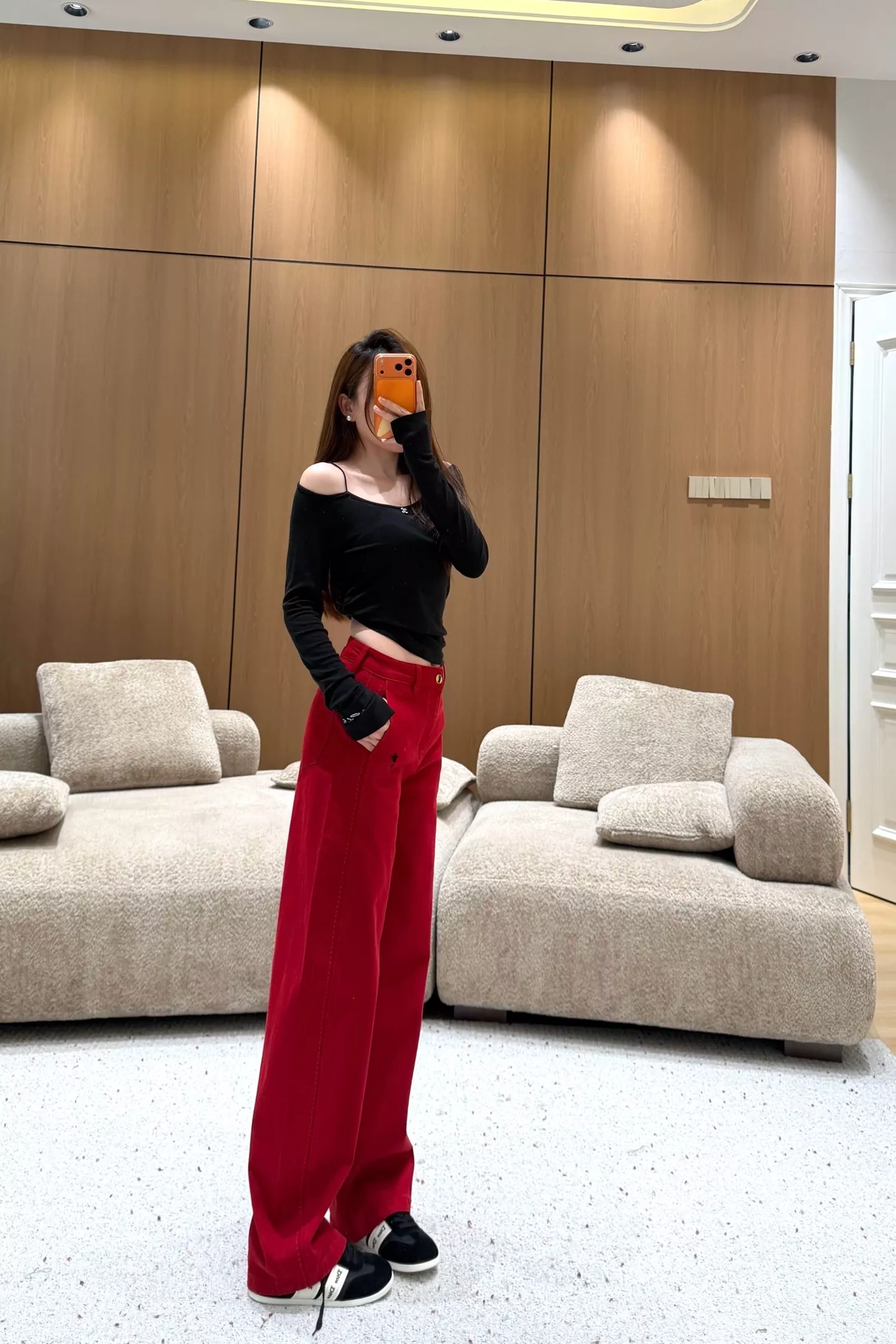 디올 벌룬 핏 자수 캐주얼 팬츠 상세 이미지 10