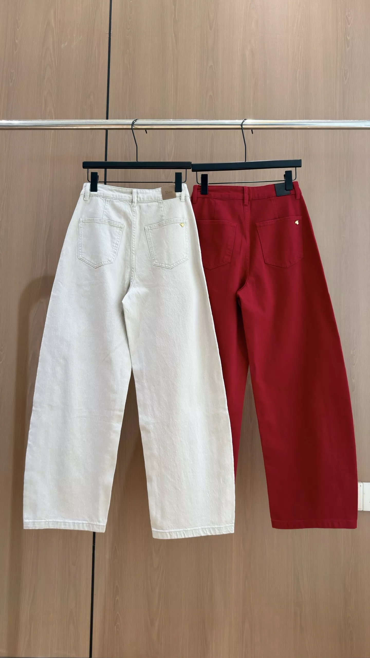 디올 벌룬 핏 자수 캐주얼 팬츠 상세 이미지 2