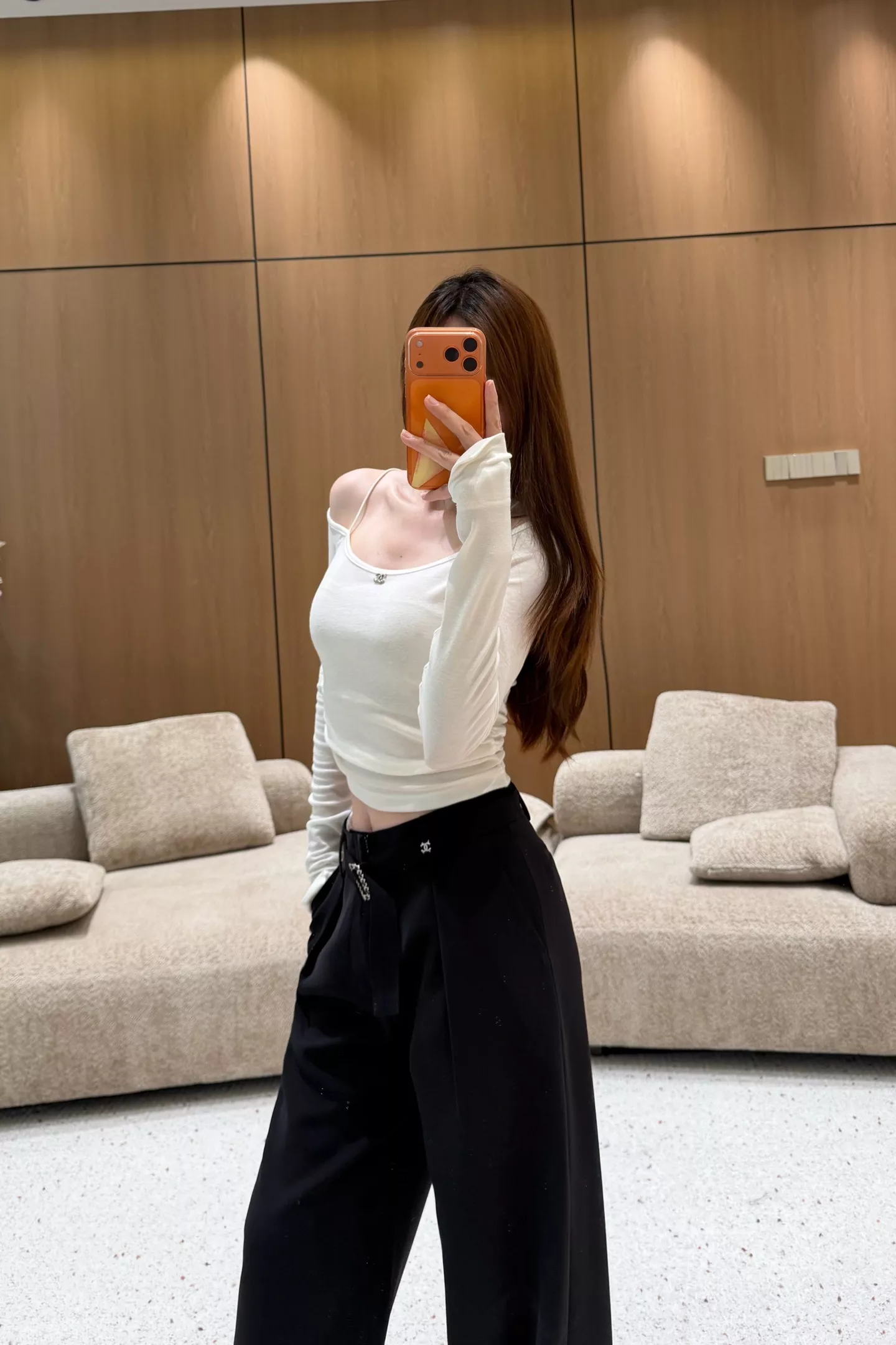 크롬하츠 엠보 십자가 자카드 와이드 팬츠 상세 이미지 40