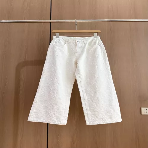크롬하츠 엠보 십자가 자카드 와이드 팬츠
