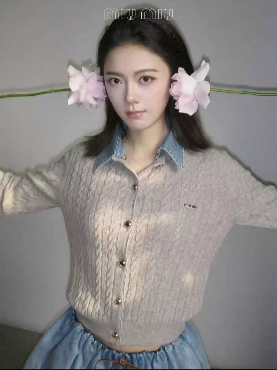 미우미우 워싱 데님 벌룬 스커트 상세 이미지 11