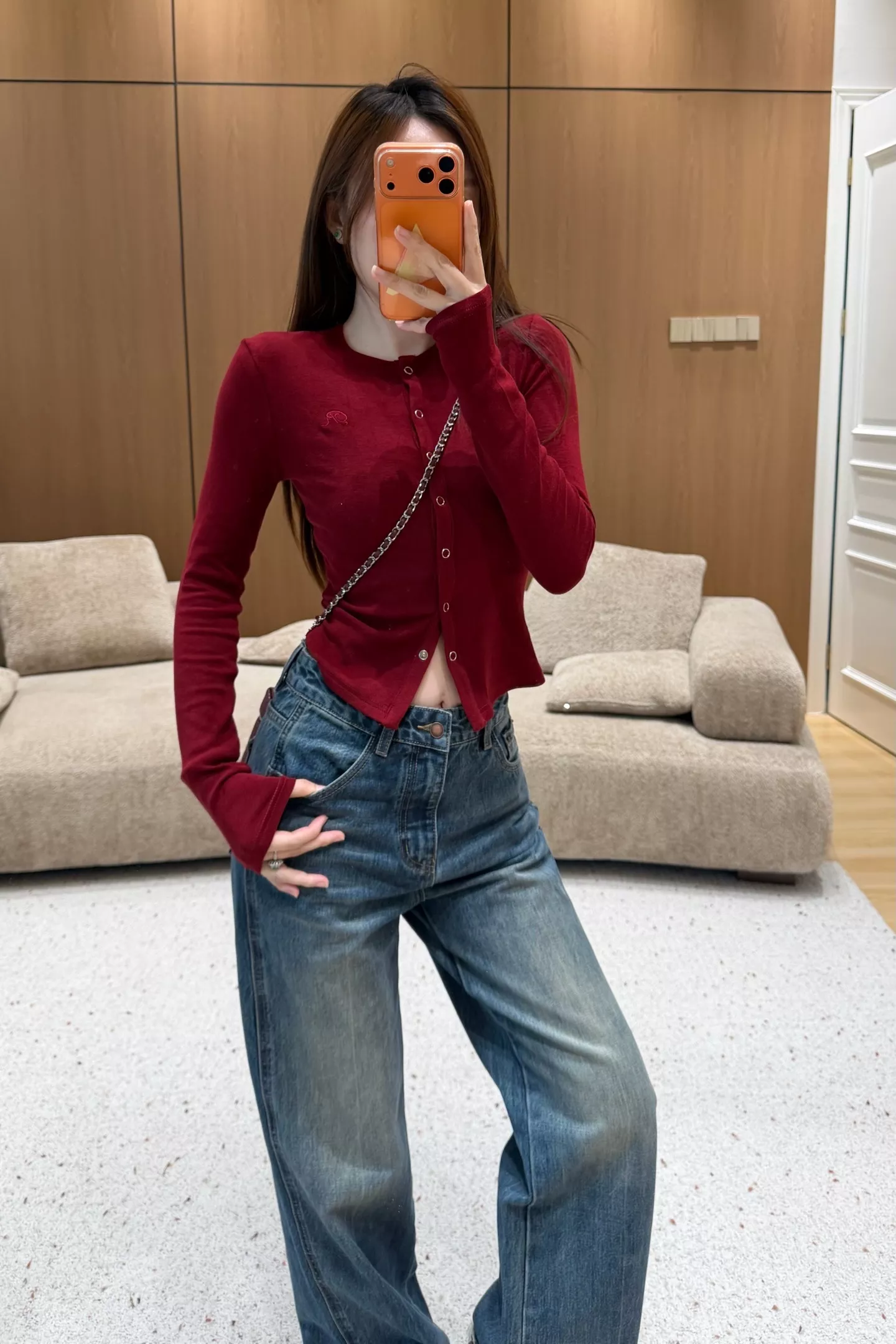 발렌시아가 빈티지 워싱 하이웨이스트 와이드 데님 팬츠 상세 이미지 19